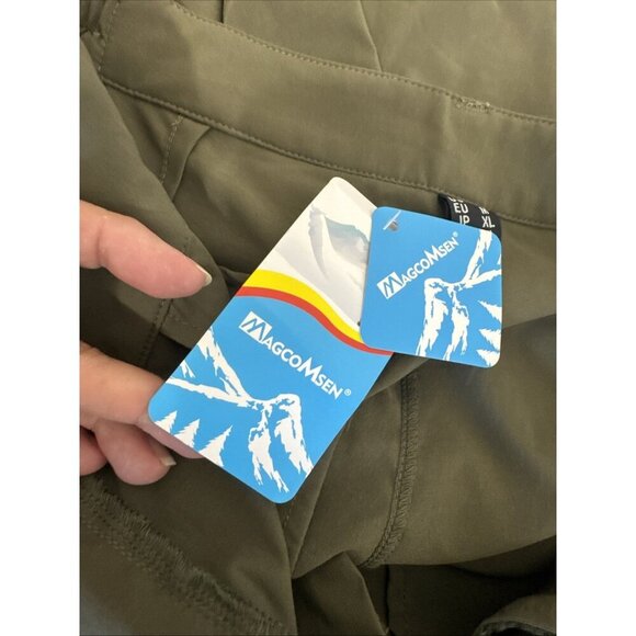 MagcoMsen Men's M Outdoor Cargo Shorts Olive New Inseam 8.25" - Picture 10 of 13